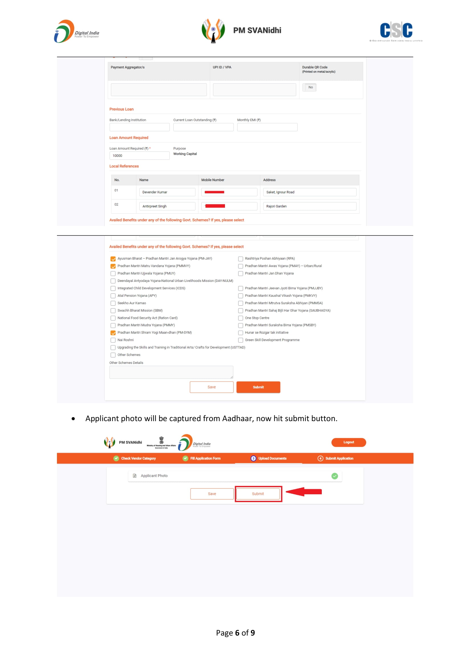 PMSVANidhi Process Flow