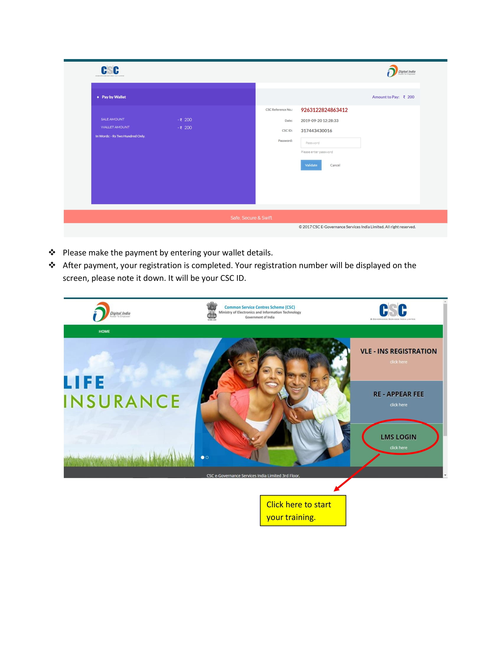 VLE Insurance Process Flow