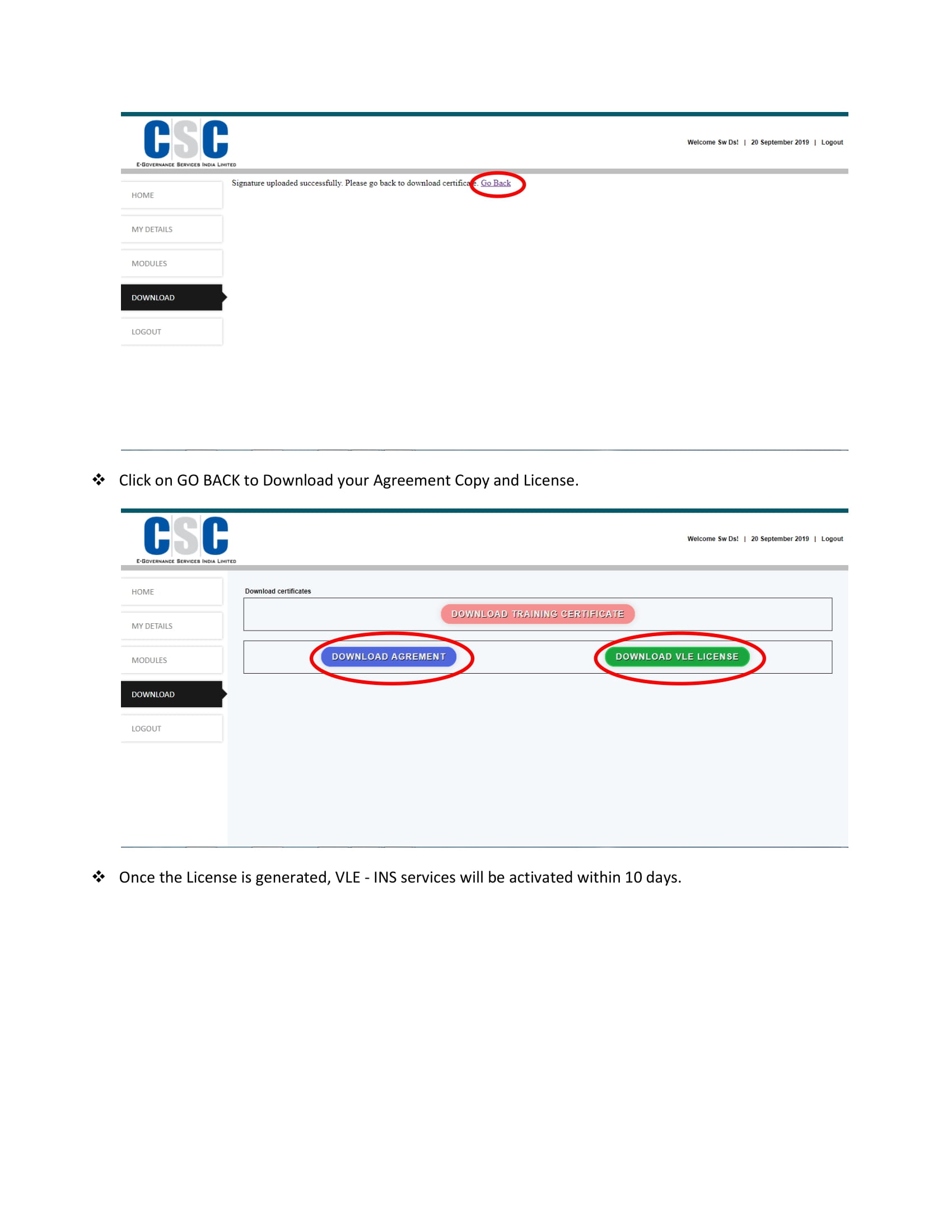 VLE Insurance Process Flow