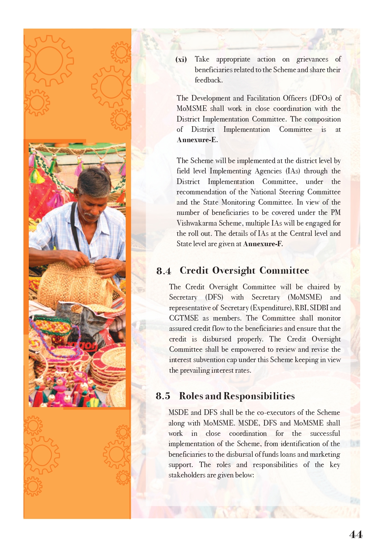 PM Vishwakarma Guidelines